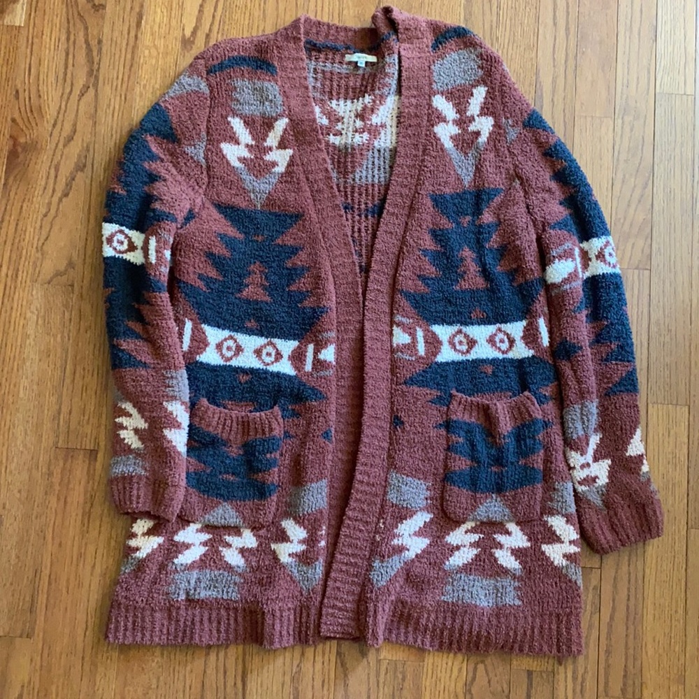 Aztec Cardigan Sweater